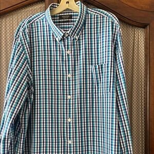 Men's Blue Checkered Shirt